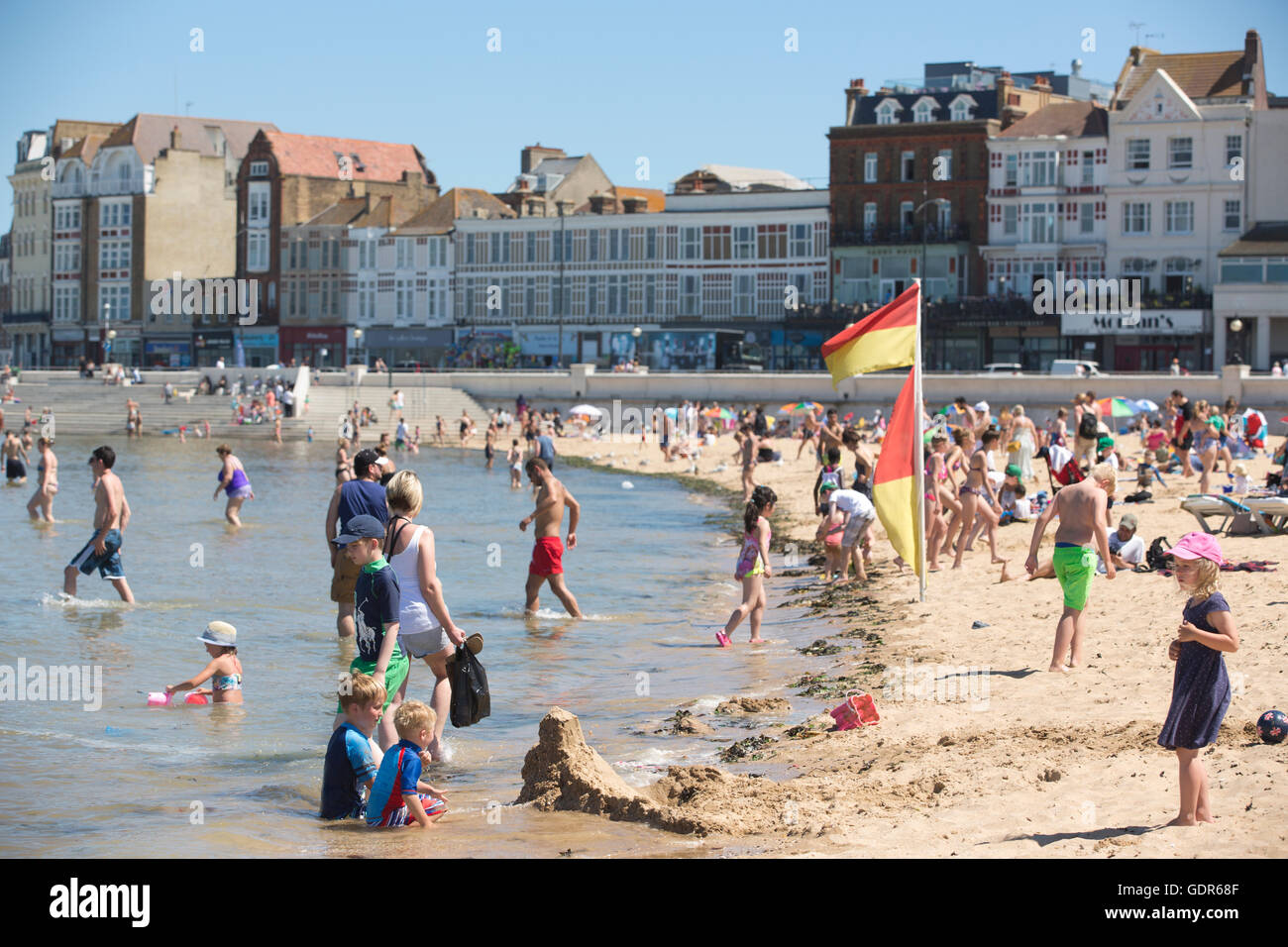 Margate, English seaside holiday town, in the district of Thanet in Kent, England, United Kingdom Stock Photo