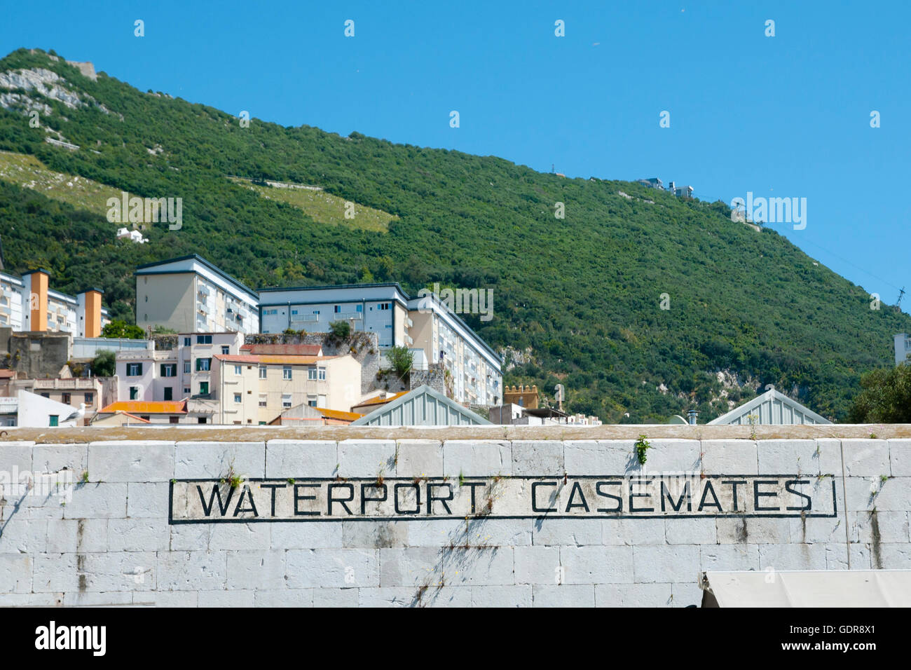 Waterport Casemates Wall Gibraltar Stock Photo Alamy
