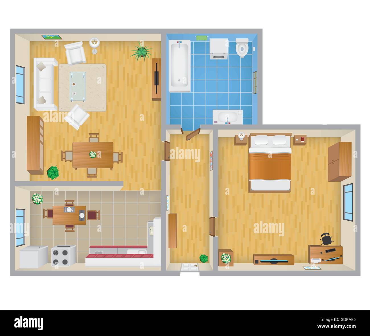 Detailed map of Cherokee Nation ancestral territory Detailed map of Cherokee Nation ancestral territory