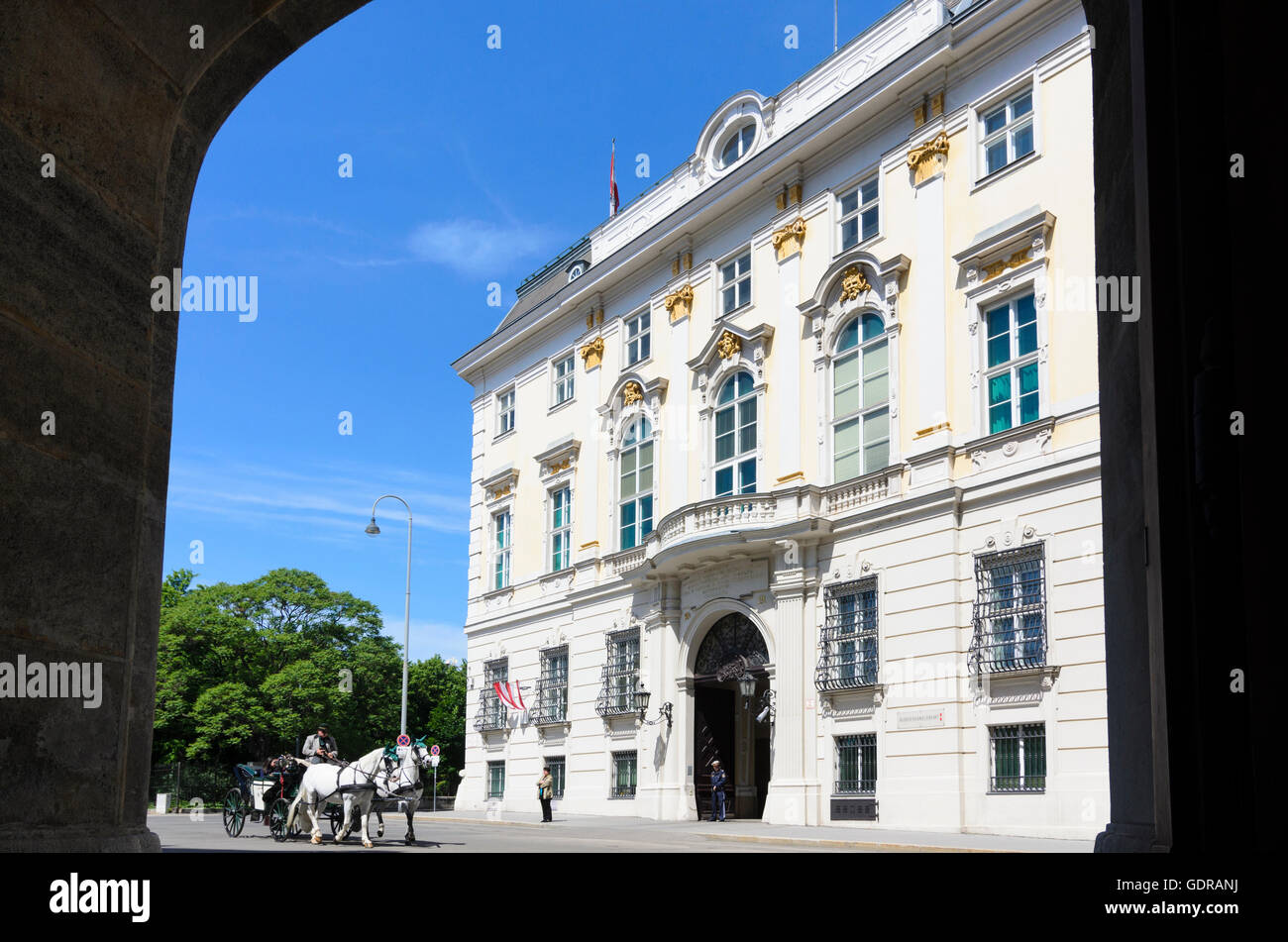 Wien, Vienna: Office of the Federal Chancellor, cab, Austria, Wien, 01. Stock Photo