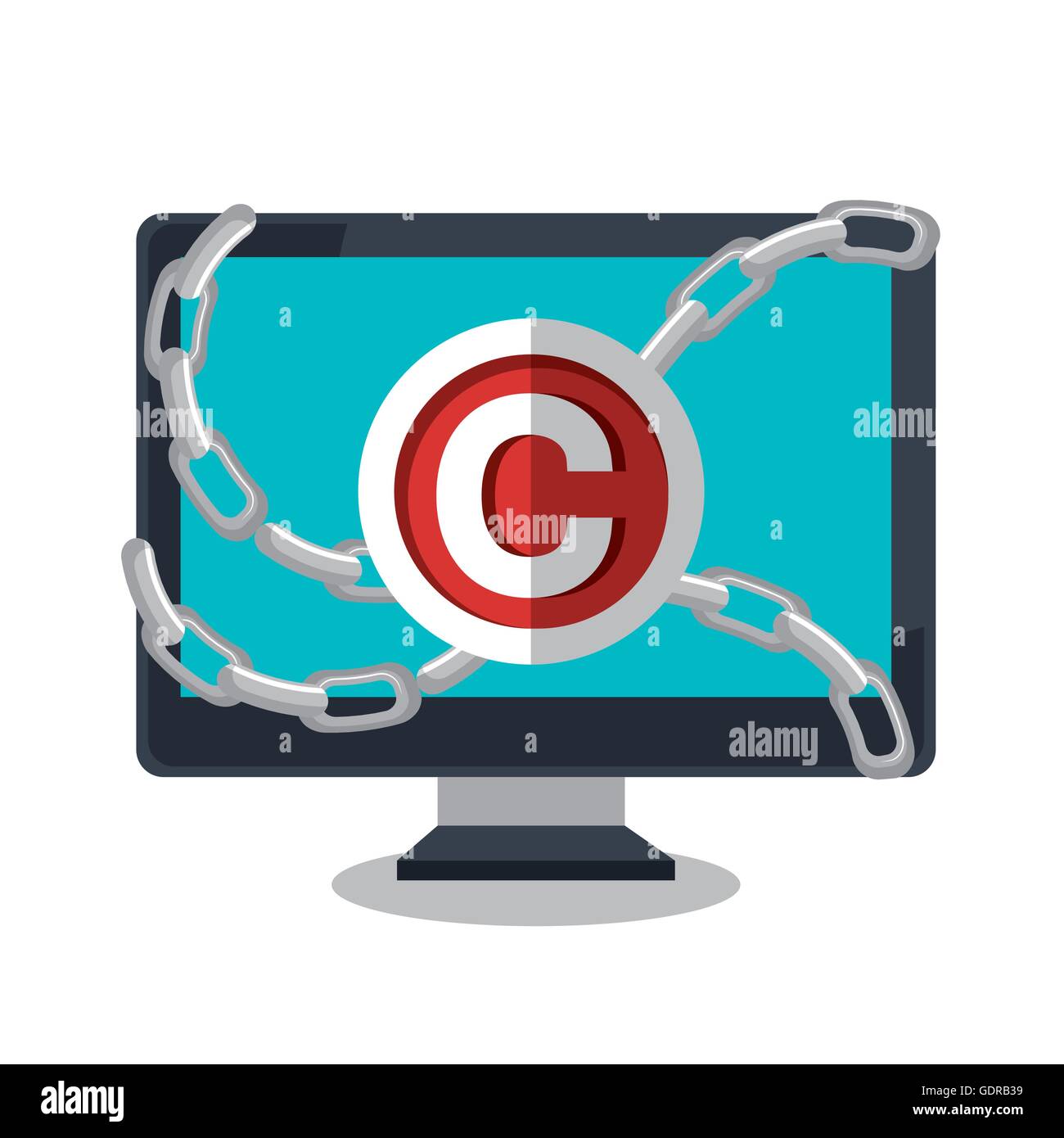 Software copyright background Stock Vector Images - Alamy