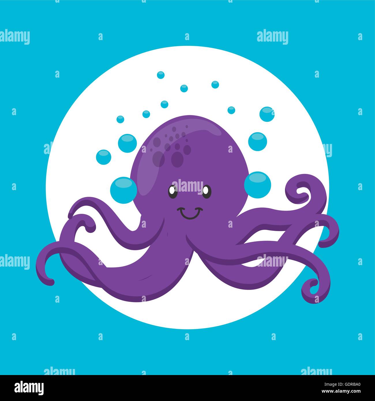 Octupus icon. Sea life design. Vector graphic Stock Vector Image & Art ...