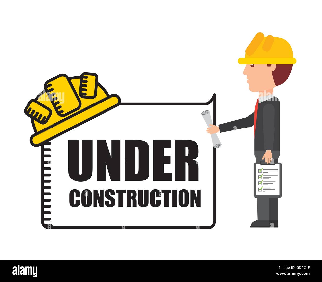 architect at work clipart