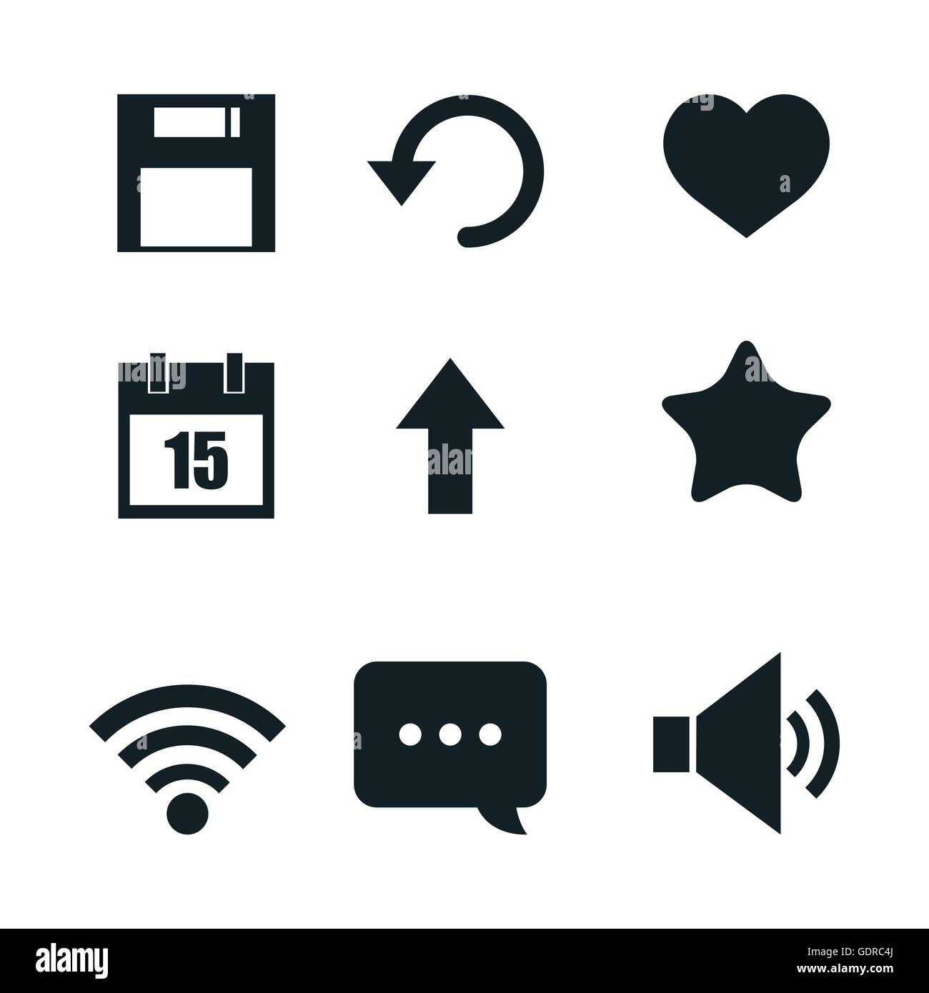 set of social media icons isolated icon design Stock Vector Image & Art ...