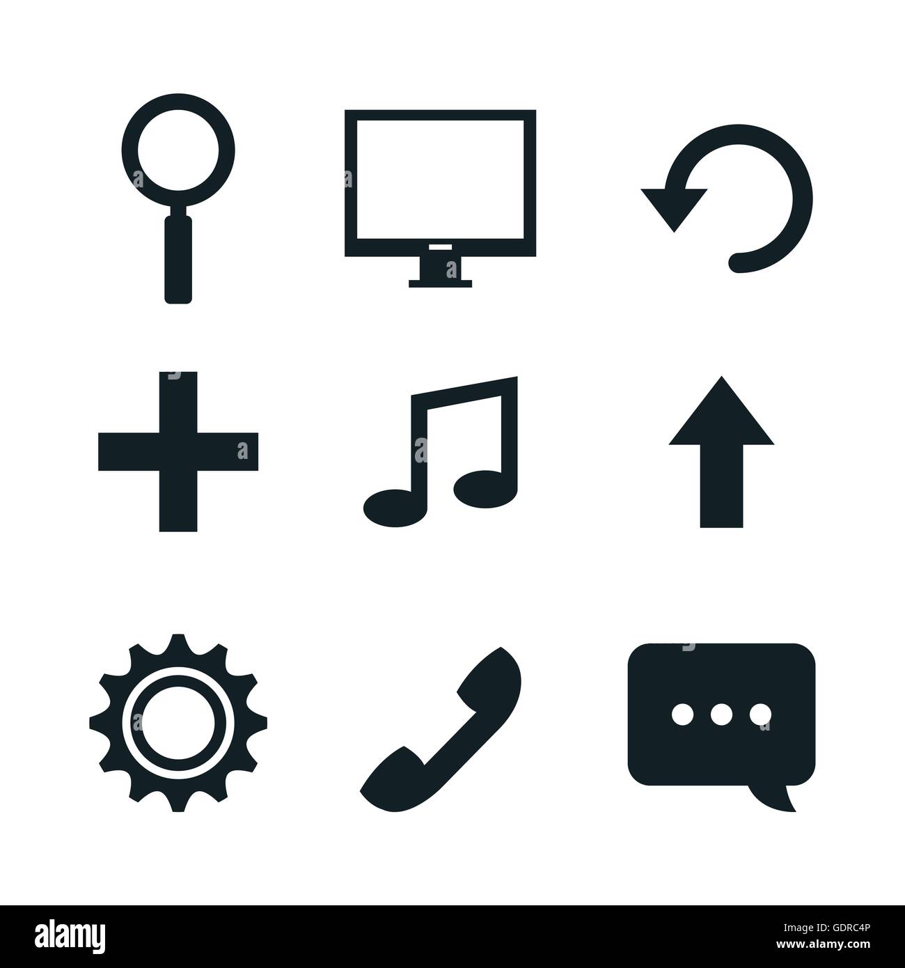 set of social media icons isolated icon design Stock Vector Image & Art ...