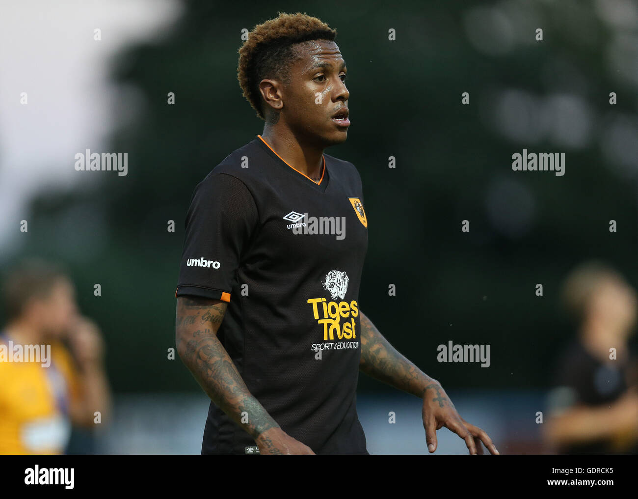 Hull City's Abel Hernandez during the pre-season friendly match at the One Call Stadium, Mansfield. Stock Photo