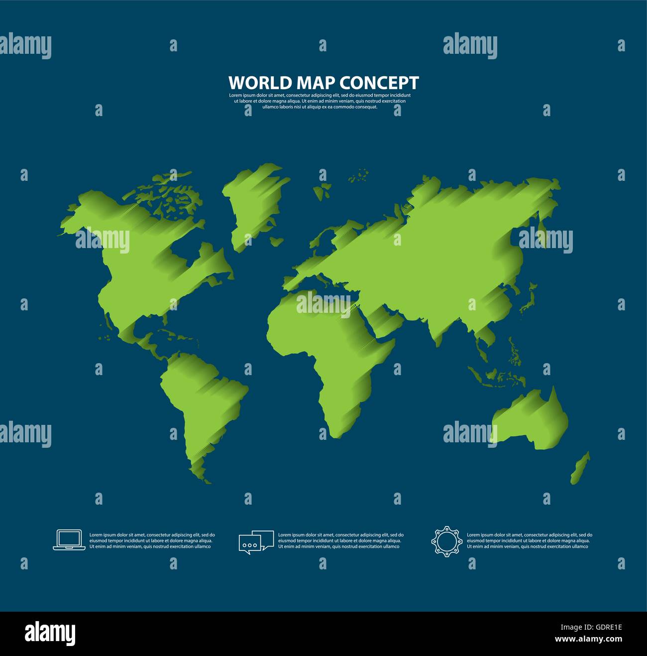 Earth icon. World and Map design. Vector graphic Stock Vector Image ...