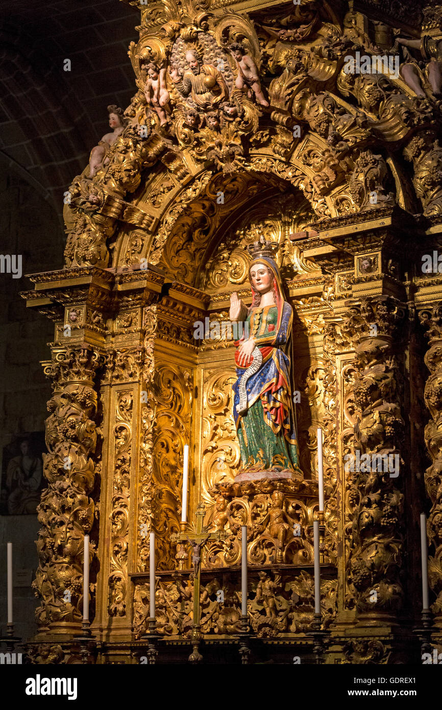 Statue of pregnant Maria, representation of the pregnant Virgin Mary