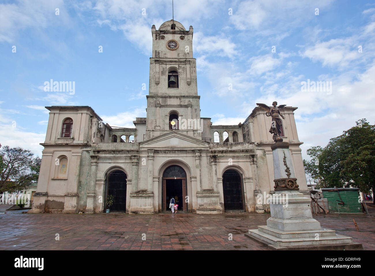 Church, Iglesia San Jose, Parque San Jose, Holguín, Holguin Province, Cuba Stock Photo