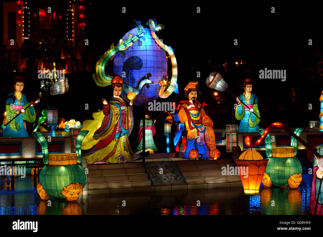 Montreal Chinese Lantern Festival at the Botanical Gardens. The theme