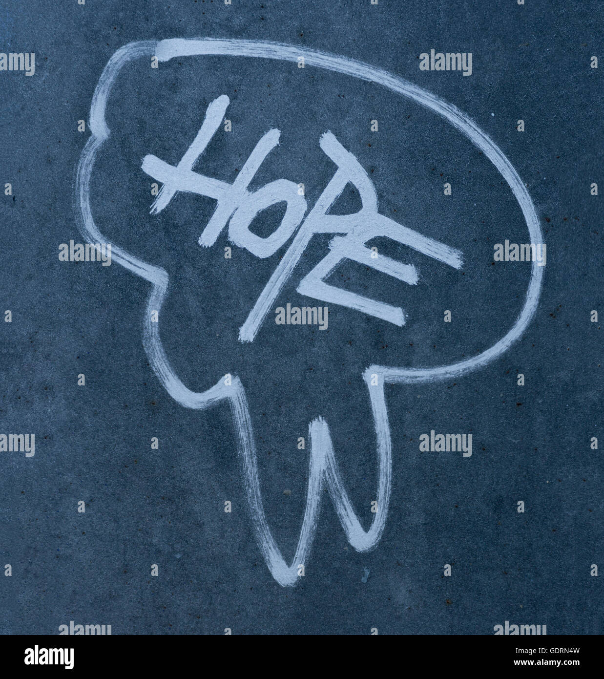 Hope, brain, outline, gratified, modern, contemporary, design, bigger picture, future, simple, aim, goal, greater, good, Stock Photo