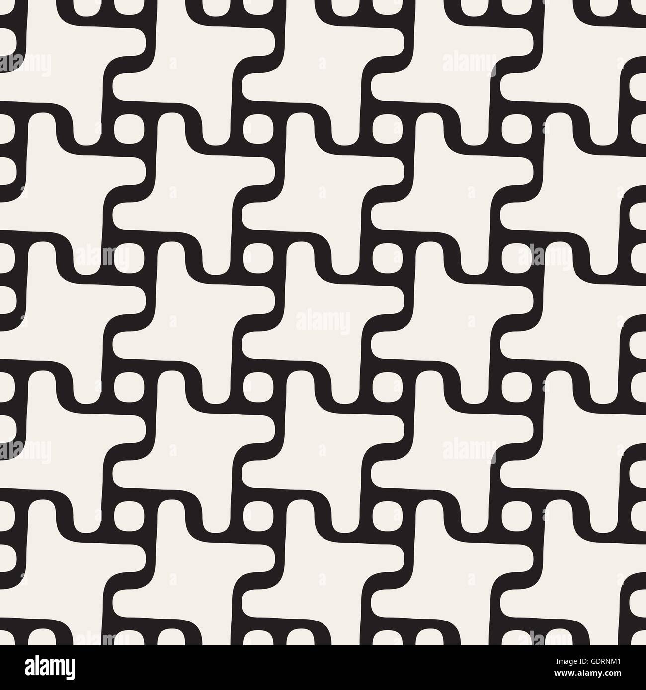 Cross Vector Rounded Vector Seamless Rounded Line Swirl Cross Circle Pattern Stock Vector ...