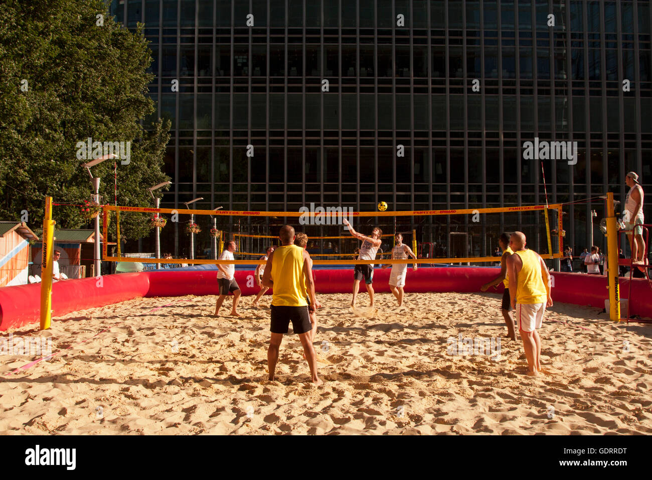 London, UK. 19th July, 2016. Even in the heatwave, Brasilians take on