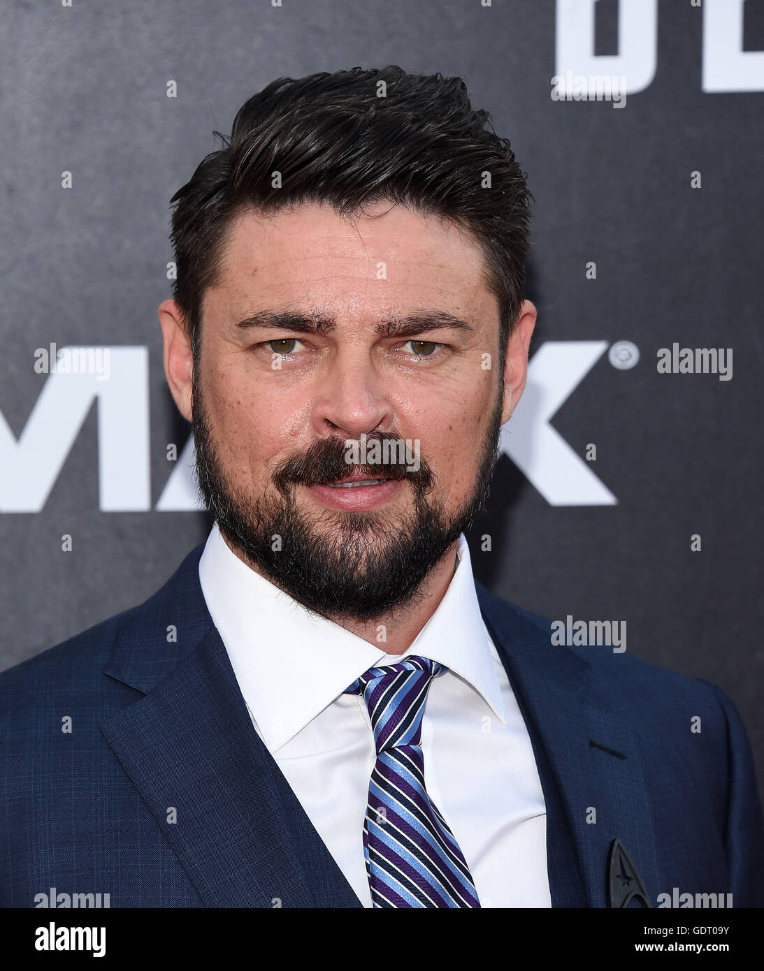 San Diego, California, USA. 20th July, 2016. Karl Urban arrives for the premiere of the film 'Star Trek Beyond' at the Embarcadero Marina Park. Credit:  Lisa O'Connor/ZUMA Wire/Alamy Live News Stock Photo