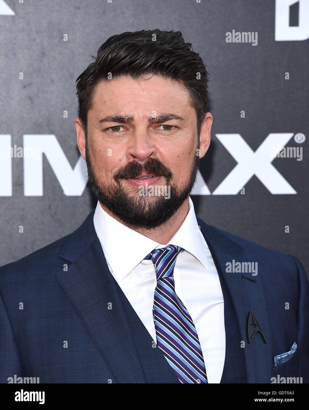 San Diego, California, USA. 20th July, 2016. Karl Urban arrives for the premiere of the film 'Star Trek Beyond' at the Embarcadero Marina Park. Credit:  Lisa O'Connor/ZUMA Wire/Alamy Live News Stock Photo