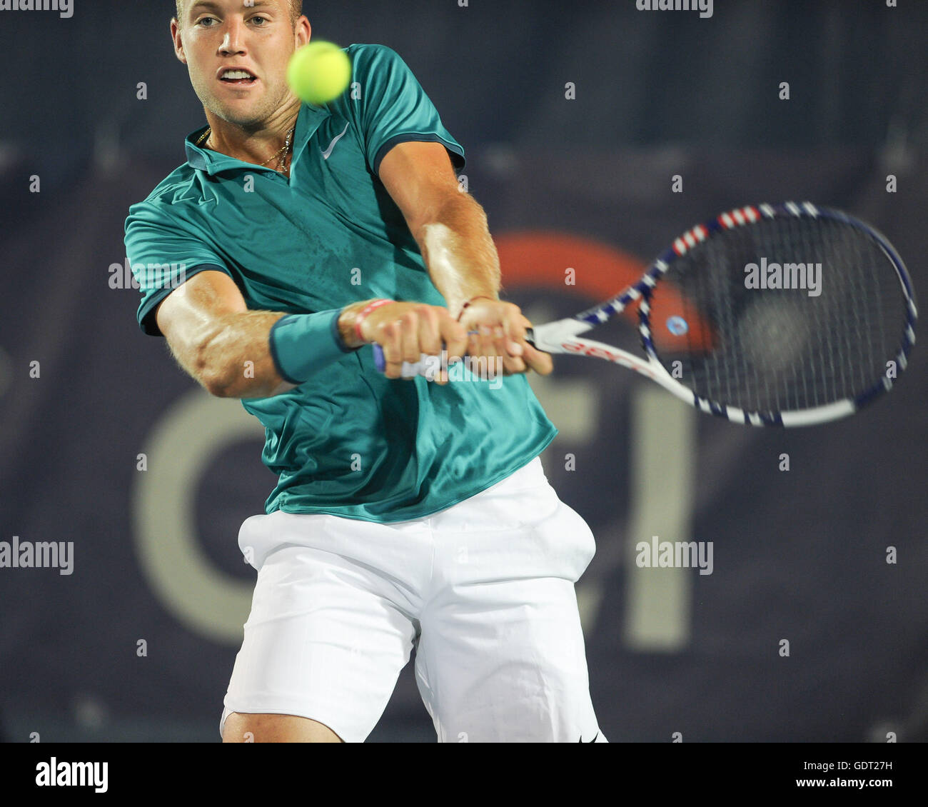 Jack sock backhand hi-res stock photography and images