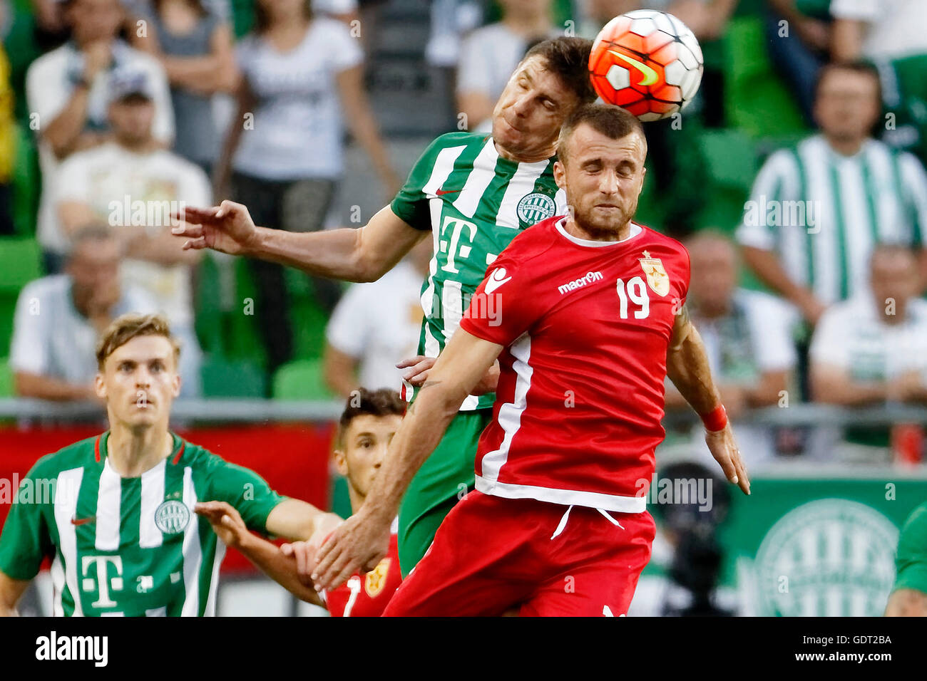 Marsel Ismajgjeci of Kf Tirana during the first round of UEFA Champions  League 2022-2023, football match between Kf Tirana and F91 Dudelange at Air  Al Stock Photo - Alamy