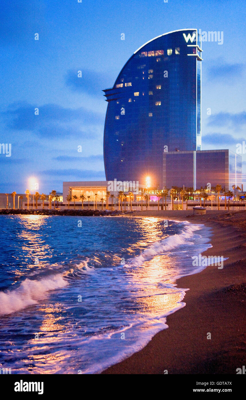 W Hotel Barcelona Email Contact Plaa Rosa Del Vents 1 - BersamaWisata