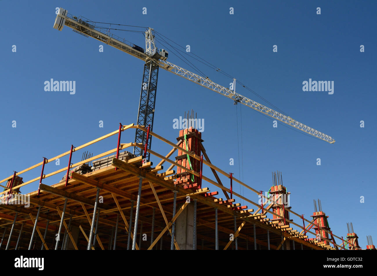 Commercial construction in Boulder Colorado Stock Photo Alamy