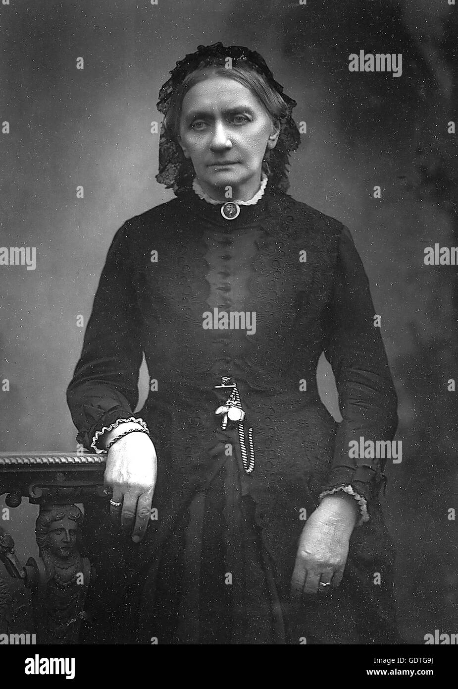 CLARA SCHUMANN (1819-1896) German musician and composer about 1878 Stock Photo