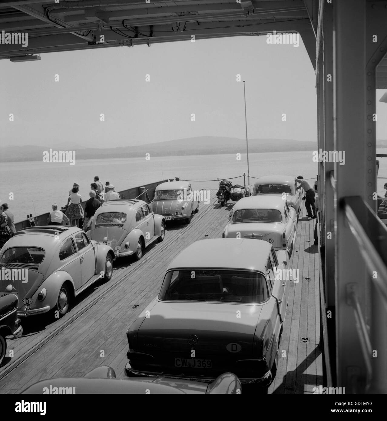 Car ferry ship Black and White Stock Photos & Images - Alamy