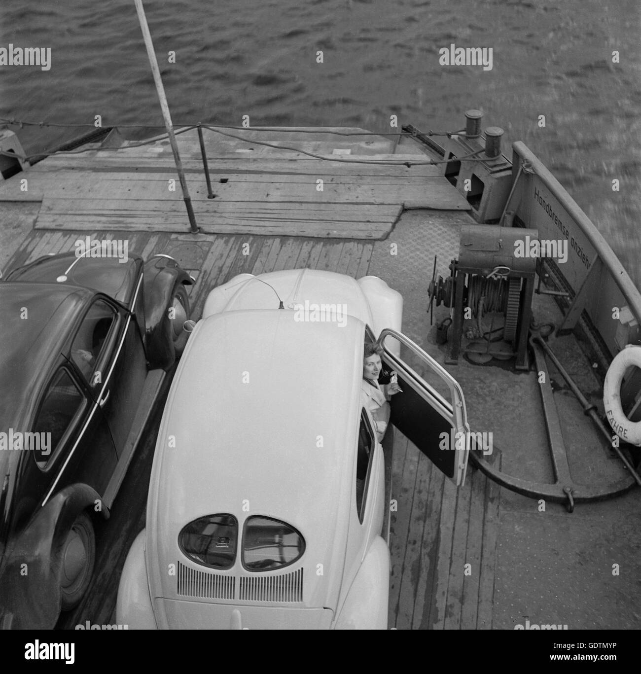 Car ferry ship Black and White Stock Photos & Images - Alamy