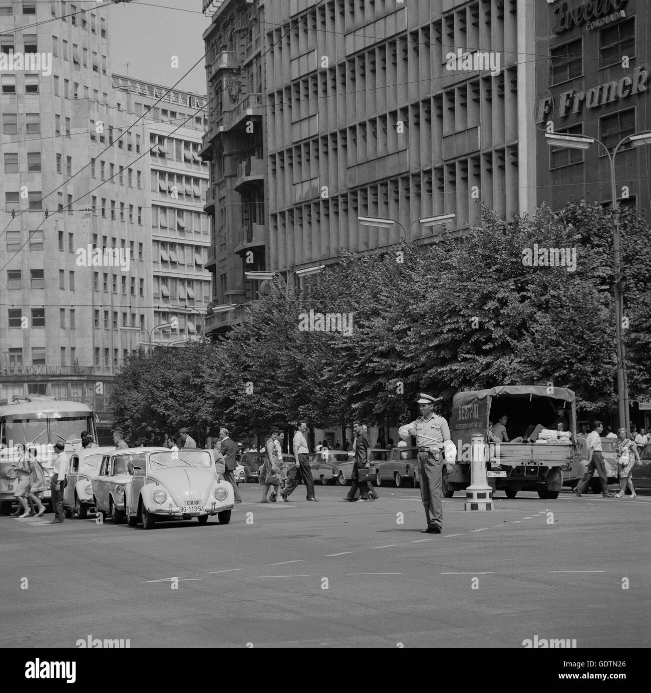 Belgrade street 1960s hires stock photography and images Alamy
