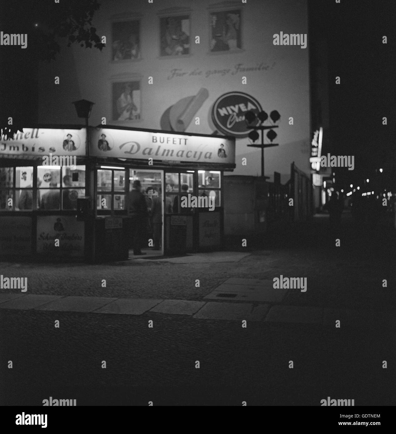 'Dalmacija' diner in Berlin, 1964 Stock Photo - Alamy