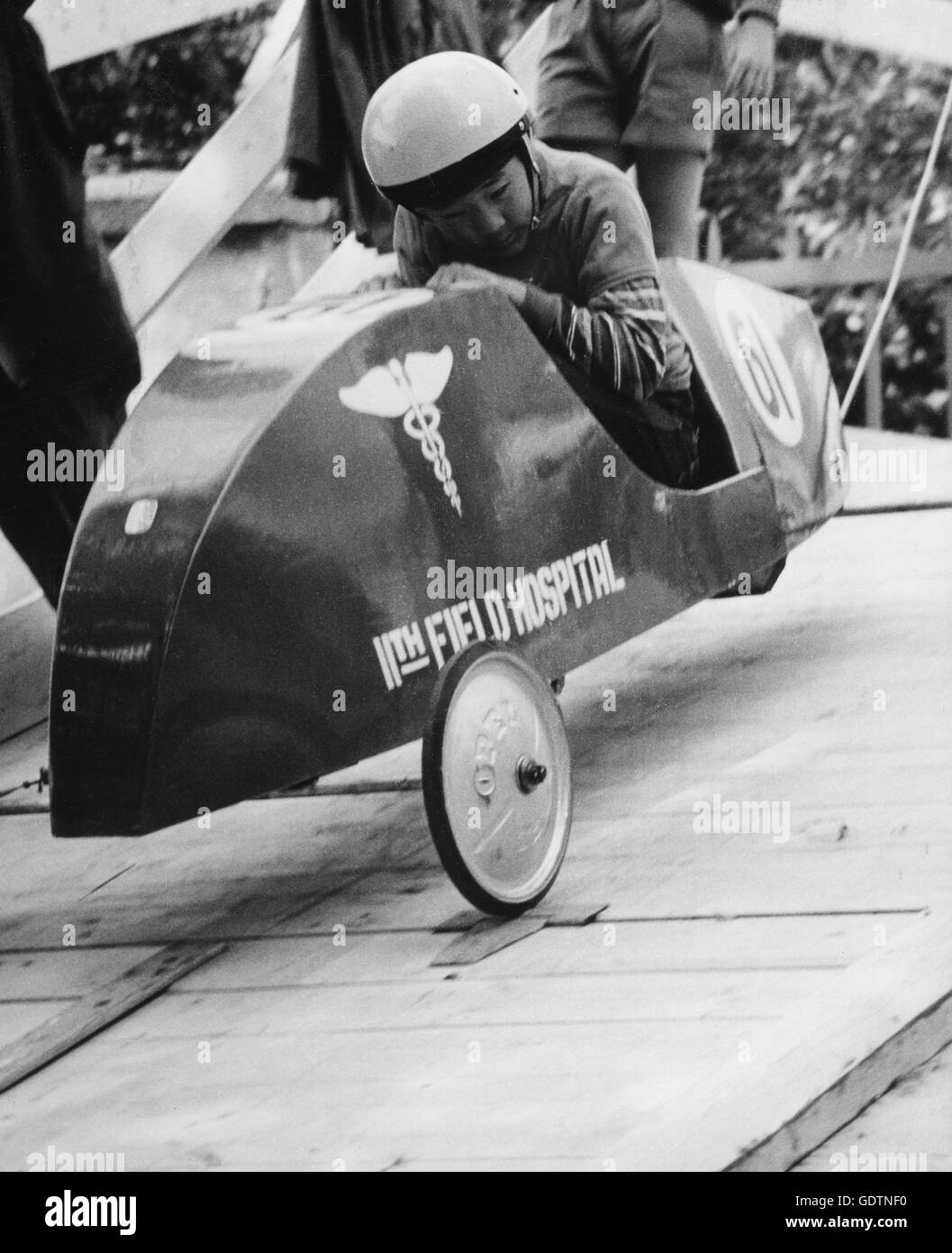 Soap box derby Black and White Stock Photos & Images Alamy