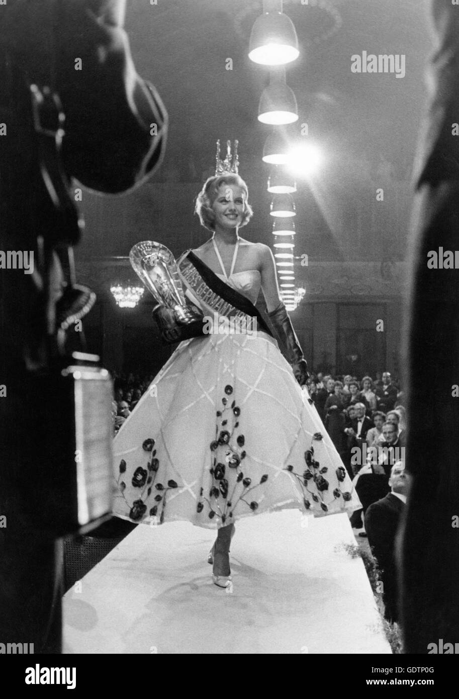 Miss Germany 1957 Stock Photo