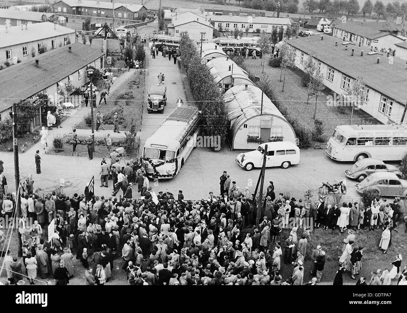 Friedland refugee camp Black and White Stock Photos & Images Alamy