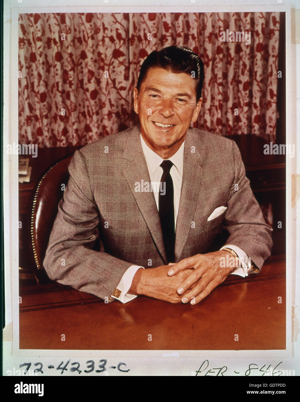 Governor Ronald Reagan of California. Stock Photo