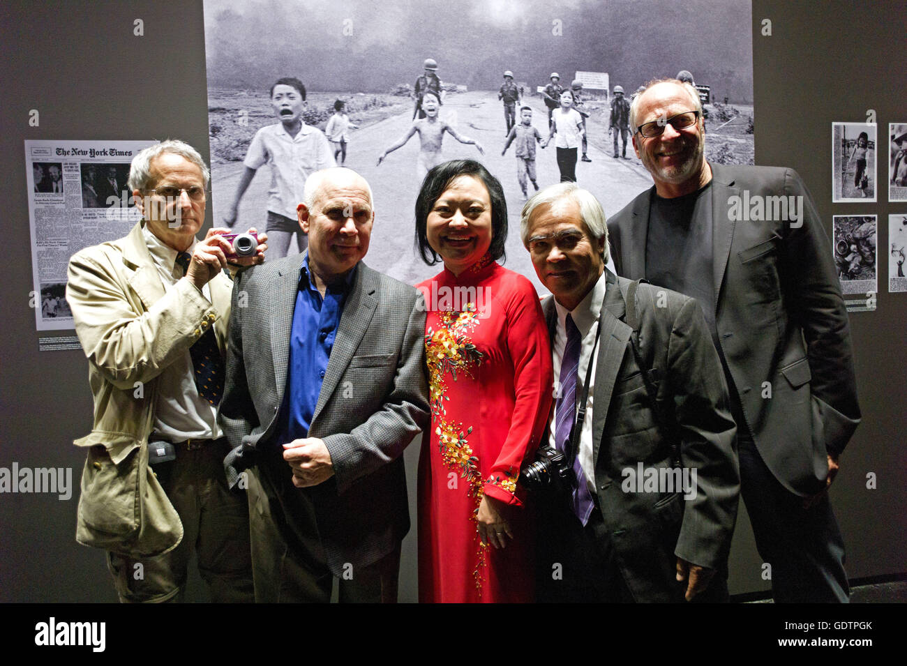 Burnett, McCurry, Kim Phuc, Nick Ut and Gorman Stock Photo