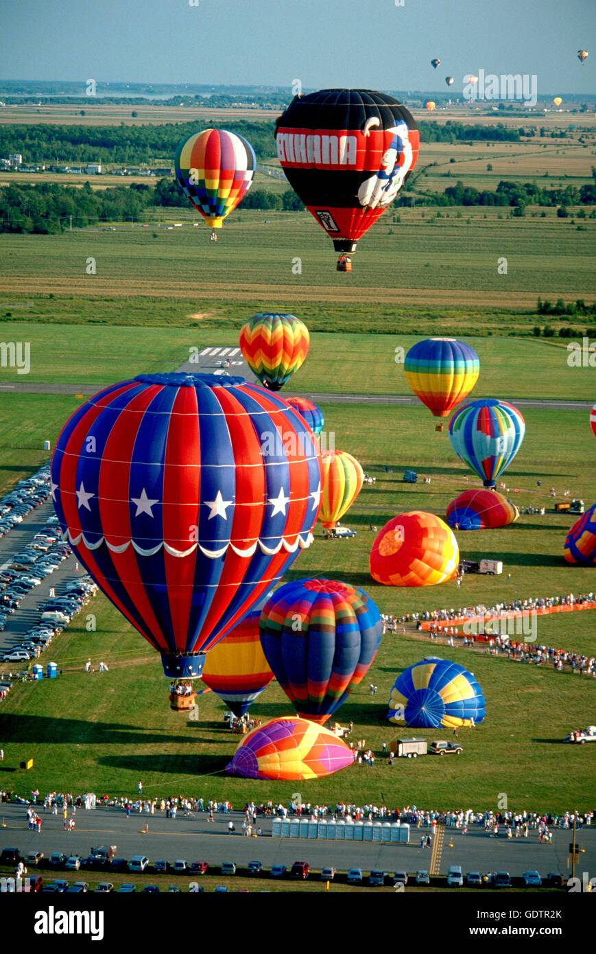 The St-Jean-sur-Richelieu Balloon Festival. Quebec, Canada Stock Photo -  Alamy