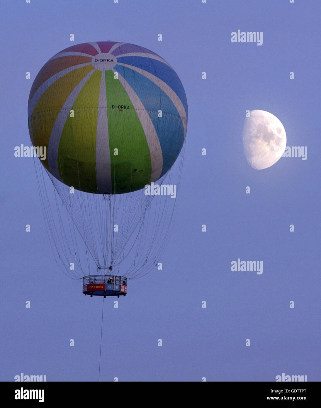 Balloon flight Stock Photo