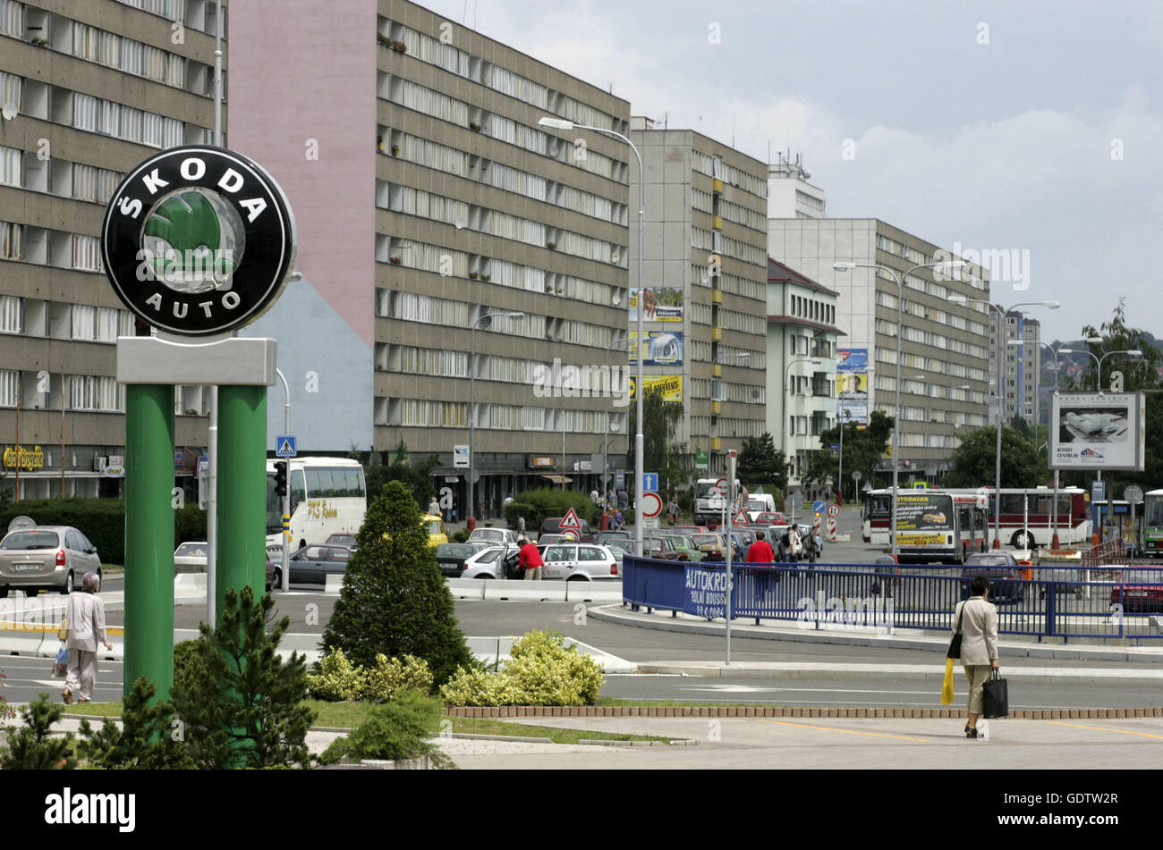 Skoda plant in Mlada Boleslav Stock Photo - Alamy