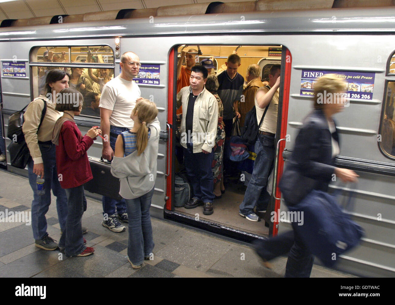 Metro in Prague Stock Photo Alamy