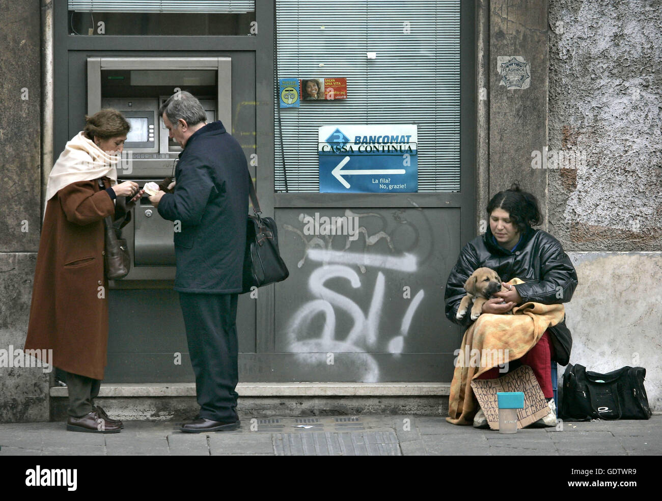 Poor and rich stock photo alamy