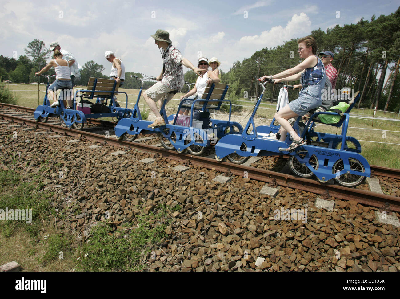 Handcar ride hi-res stock photography and images - Alamy