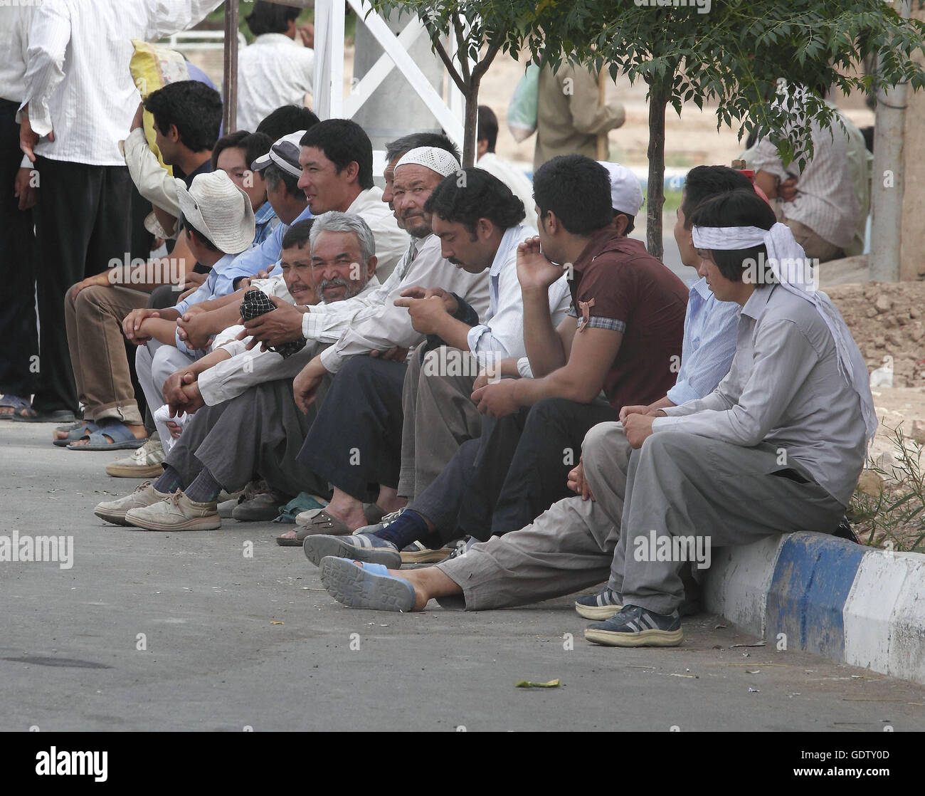 Job hunting in Iran Stock Photo - Alamy