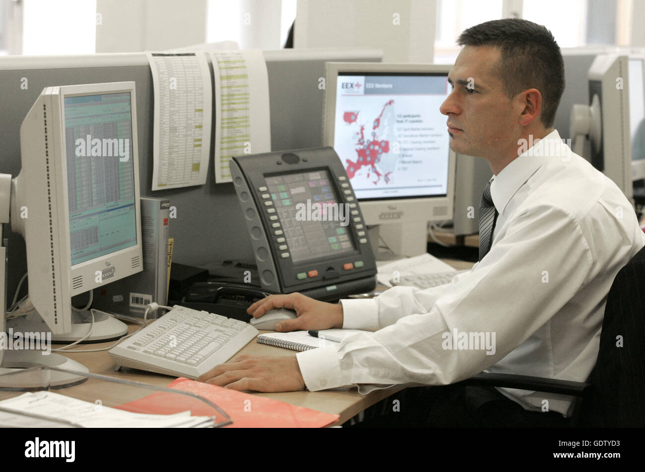 European Energy Exchange Stock Photo Alamy