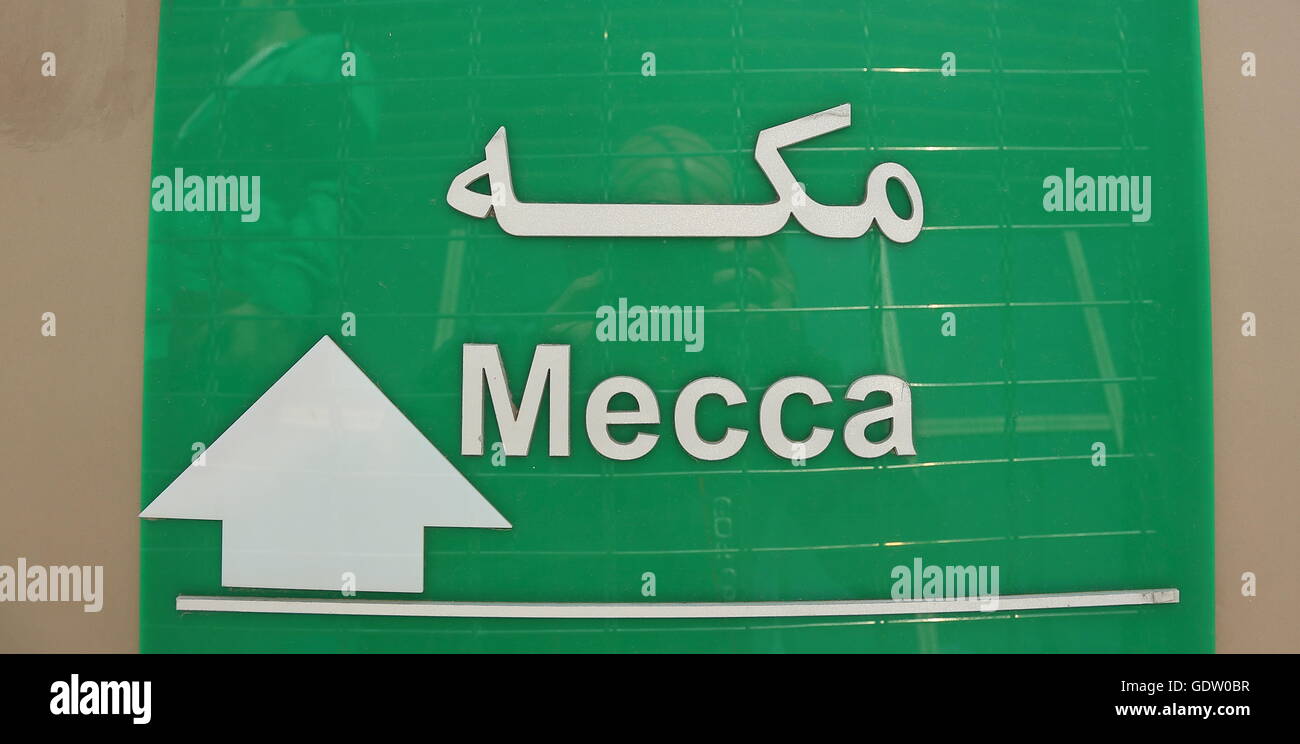 A sign points the way to mecca hires stock photography and images Alamy