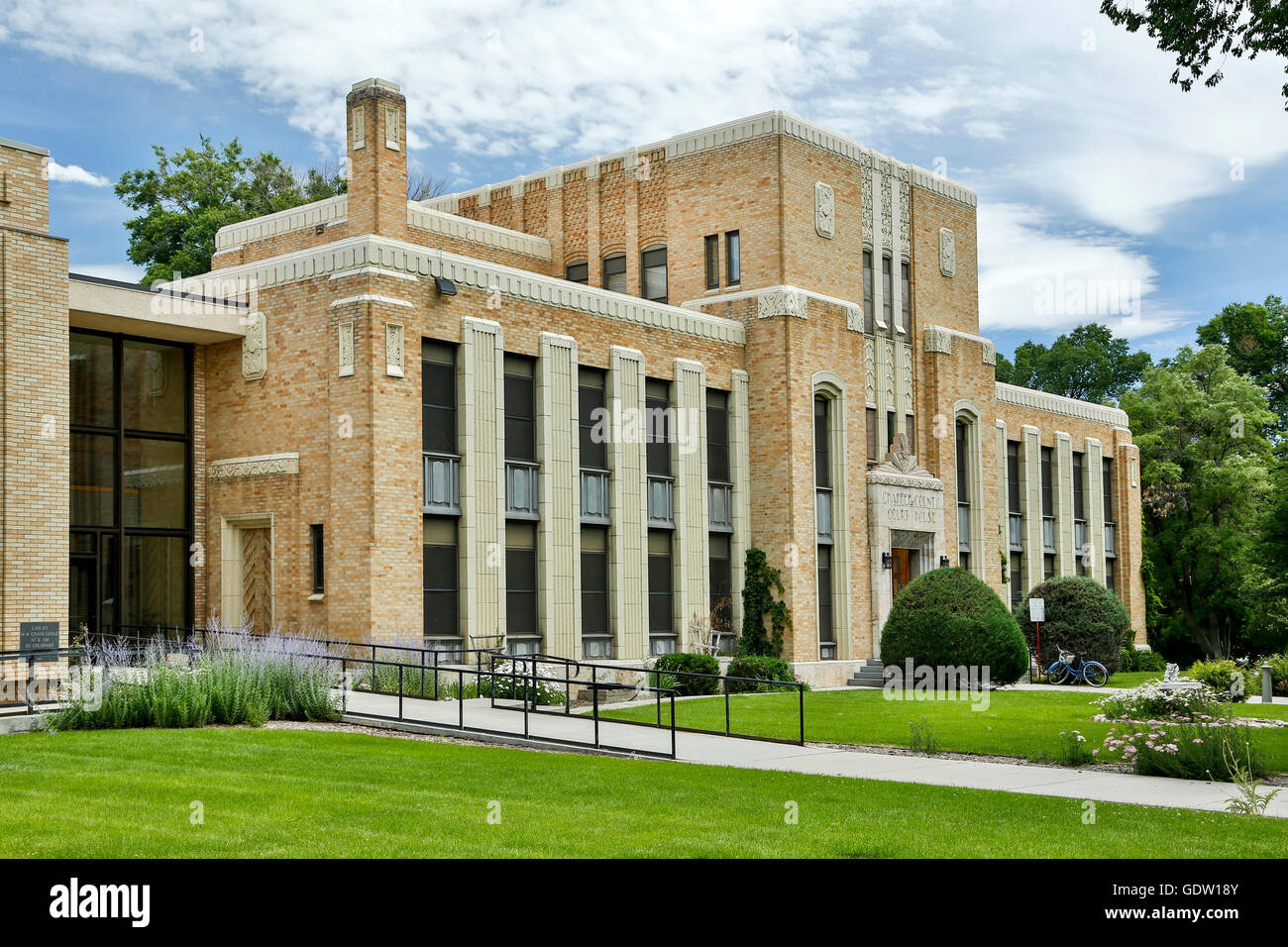 Chaffee County Courthouse (1932), Salida, Colorado USA Stock Photo