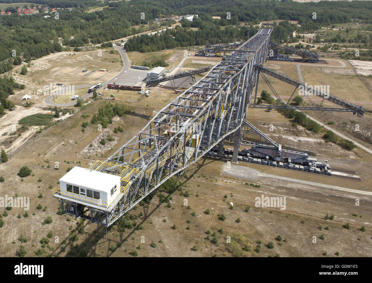 Overburden Conveyor Bridge F60 Stock Photo