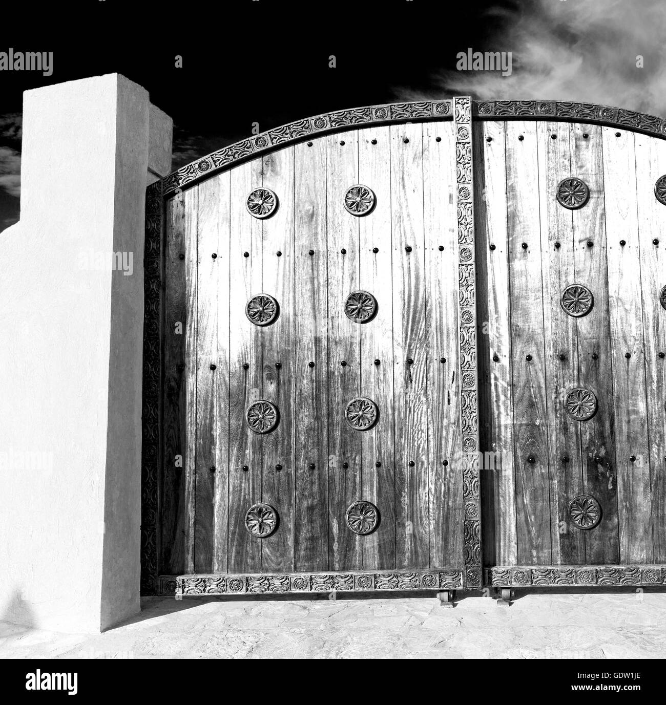 House in oman Black and White Stock Photos & Images - Alamy