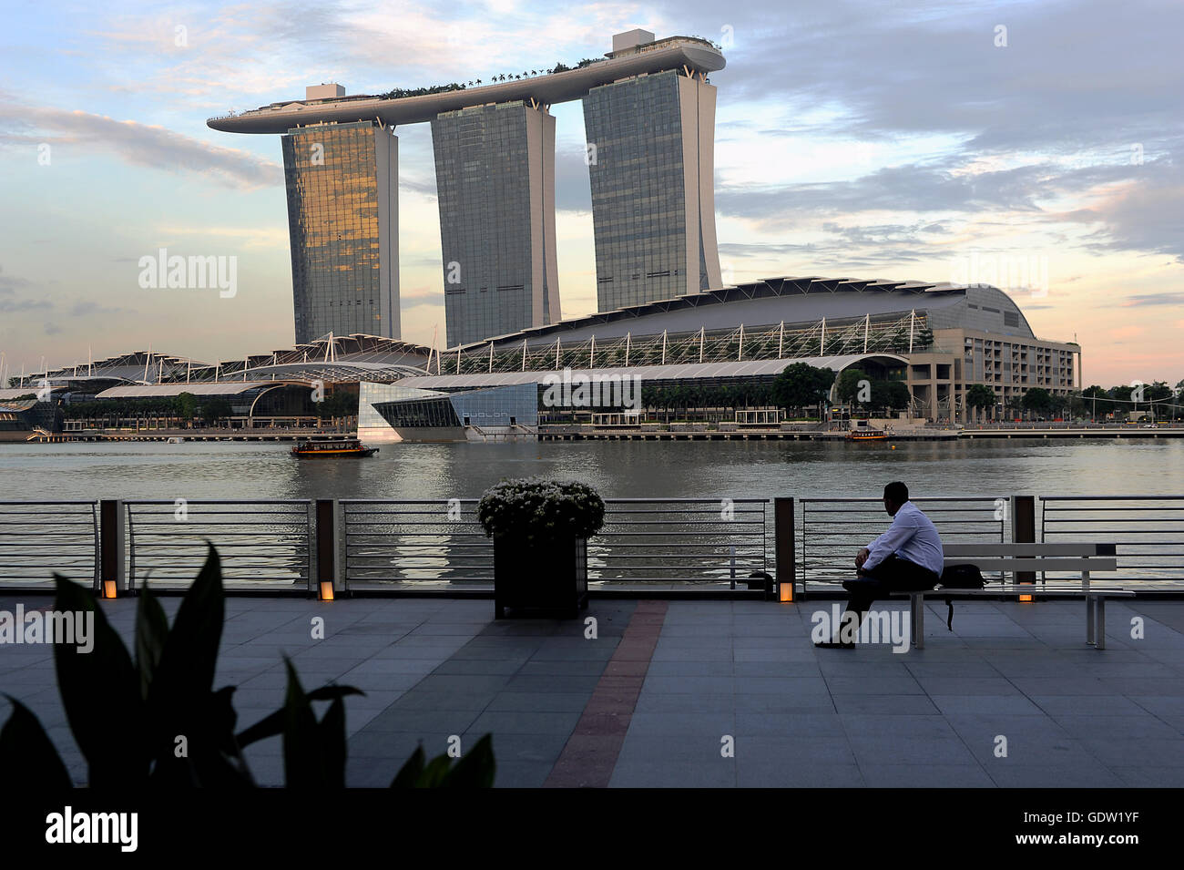 Marina Bay Sands Hotel Stock Photo - Alamy