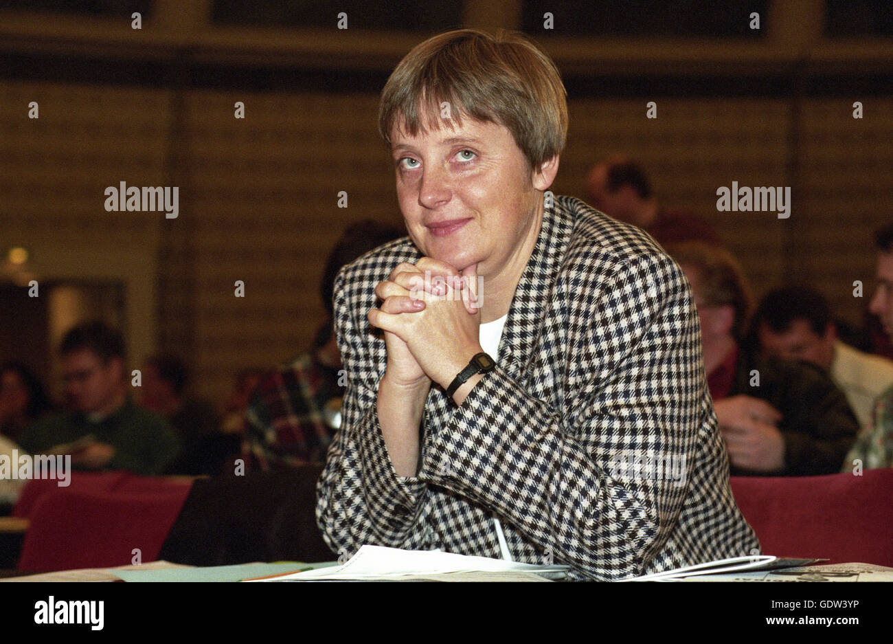 Angela merkel young hi res stock photography and images alamy