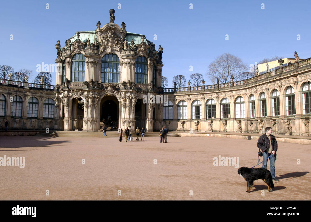 The Dresden Zwinger Stock Photo