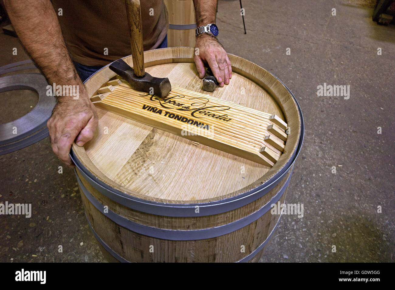 The Lopez De Heredia Winery Stock Photo