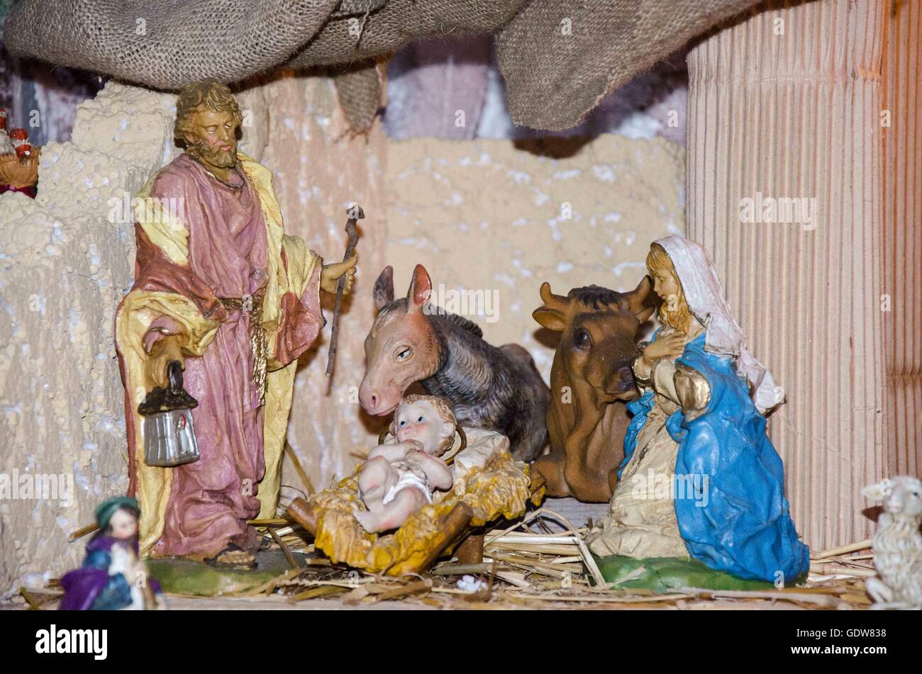 Plastic nativity scene hi-res stock photography and images - Alamy